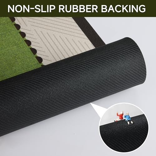 Ultra Thin Bath Mat 24"x16", Absorbent Quick Dry Washable Bath Rug - Image 5