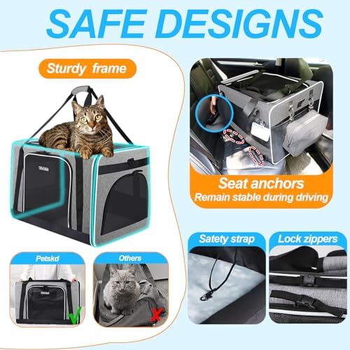 Petskd Extra Large Cat Carrier - Image 4