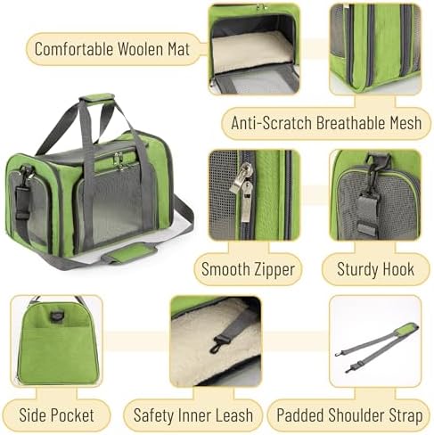 Mr. Pen- Pet Carrier, 17.5" x 11.2" x 11.5", Medium Size - Image 3