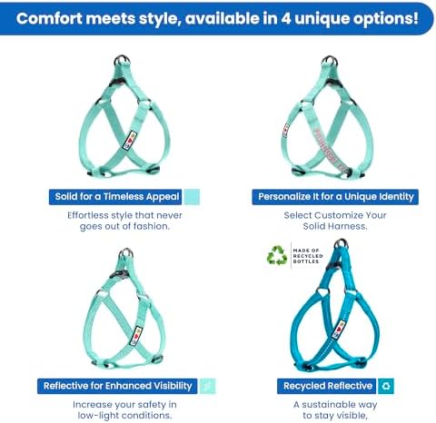 Pawtitas Solid Step-in Dog Harness – Adjustable No-Pull Vest - Image 3