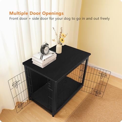 DWANTON 32.5" Dog Crate Furniture - Image 2