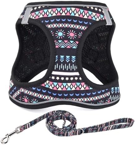 Mihqy Step in Dog Harness and Leash Set, Breathable Mesh by Mihqy