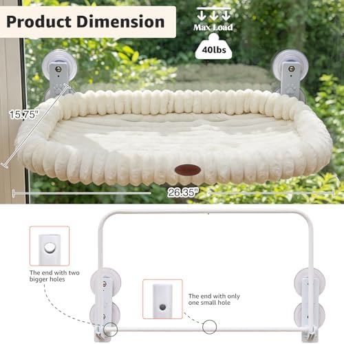 Woochpet Cat Window Perch for Window - Image 3