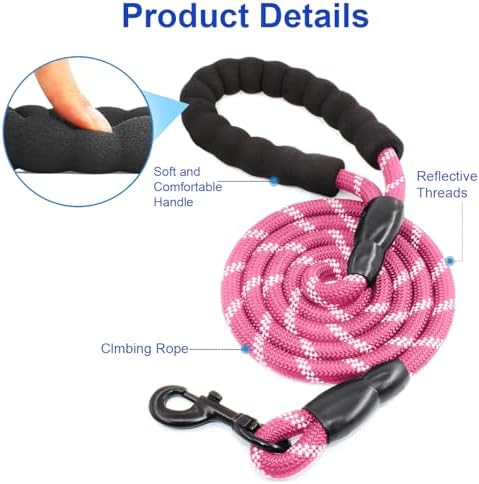 Double Dog Leash, No Tangle Dual Leash, 360° Swivel Tangle Free Bungee - Image 3
