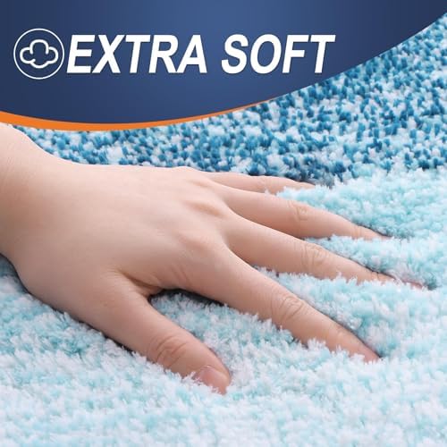 OLANLY Bathroom Runner Rug 59x20, Extra Soft Absorbent Microfiber Bath Rugs - Image 2
