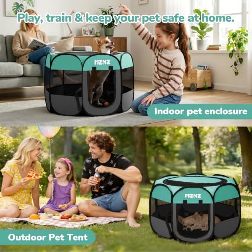 Dog Cat Small Animal Puppy Playpen Crate - Image 3
