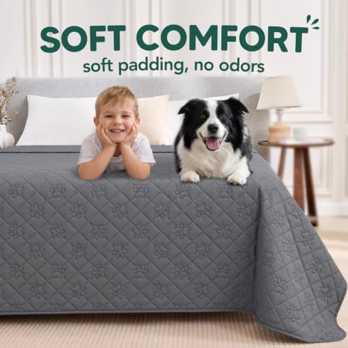 PAWFINITY Waterproof Bed Cover for Dogs, Pet Blanket for Mattress Washable - Image 4