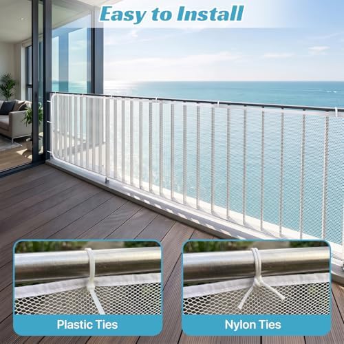 Banister Guard 15 x 3 ft Heavy Duty Stair Railing Cover - Image 2