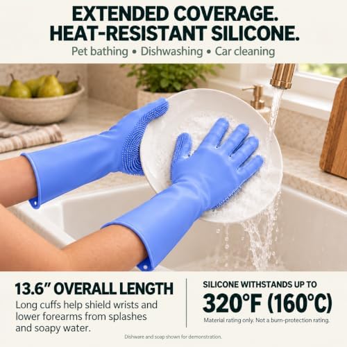 Silicone Dishwashing Gloves - Image 2