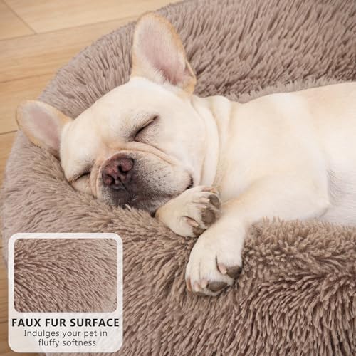 MIXJOY Orthopedic Dog Bed Comfortable Donut Cuddler Round Pet Beds Ultra Soft - Image 2