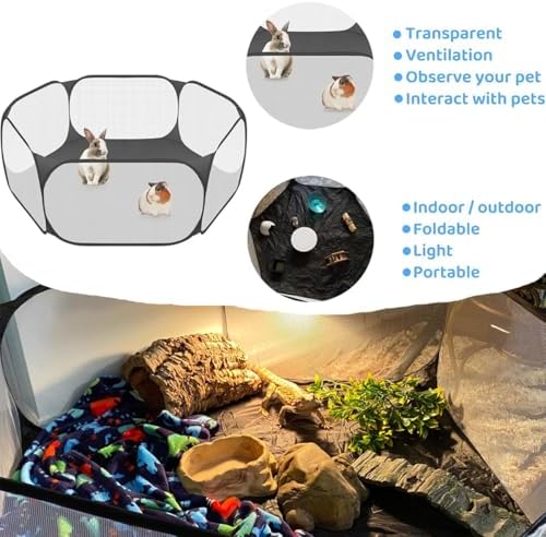 Amakunft 2 in 1 Small Animal Playpen - Image 4