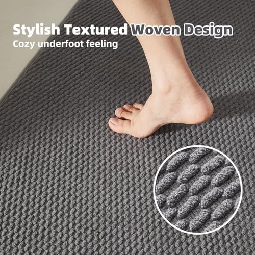 TYUU Toilet Rug, Thin Toilet Rugs U Shaped Washable Non Slip Absorbent Quick - Image 3