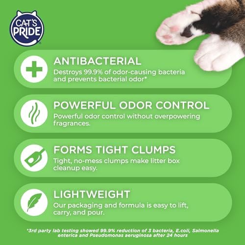 Cat's Pride Antibacterial Litter, Odor-Eliminating Scented 12lb - Image 3