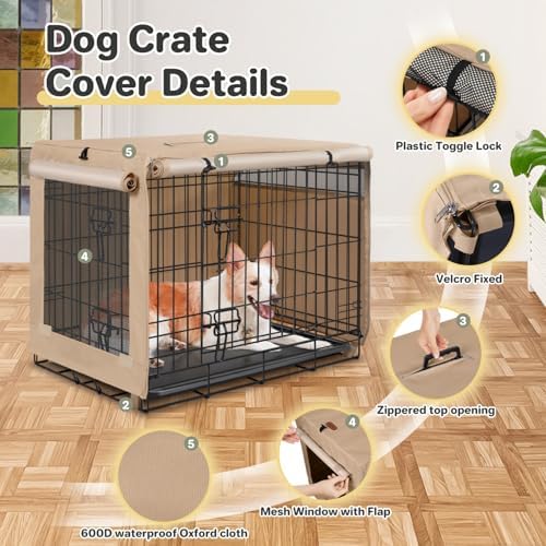 Seiyierr Dog Crate Cover - Image 3