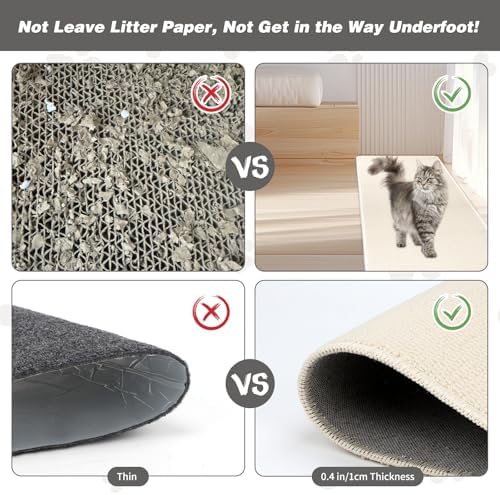 FHTONGE Extra Tall Thickened Cat Wall Climbing Carpet - Image 4