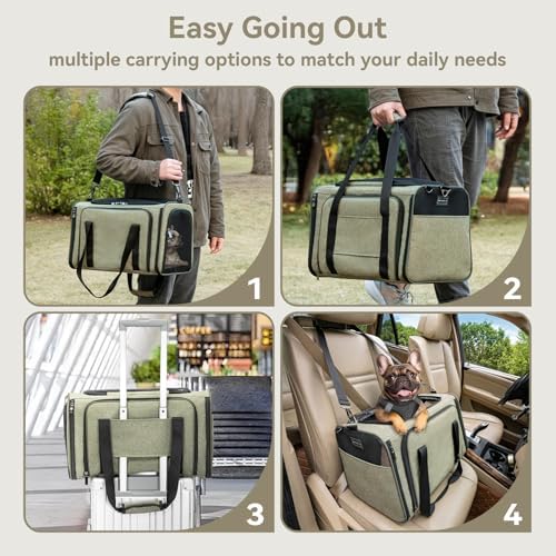 Petsfit Large Double Expandable Cat Carrier - Image 3