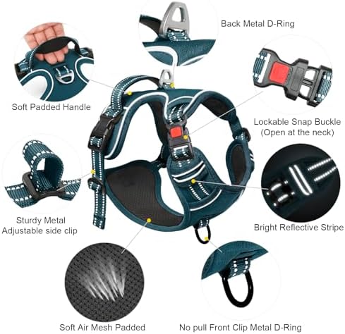 Timos Small Dog Harness, No Pull No Choke, Easy On & Off - Image 4