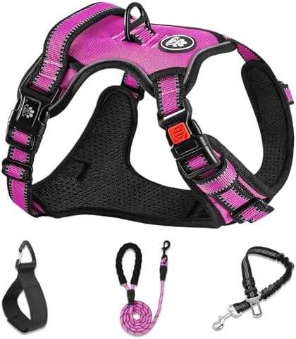 NESTROAD Dog Harness for Medium Sized Dog, No Pull Dog Vest Harness Set by NESTROAD