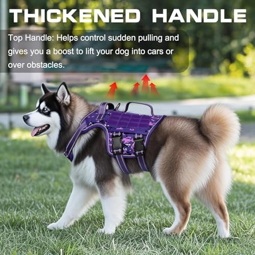 Dog Harness for Large Dogs, No Pull Tactical Vest - Image 3