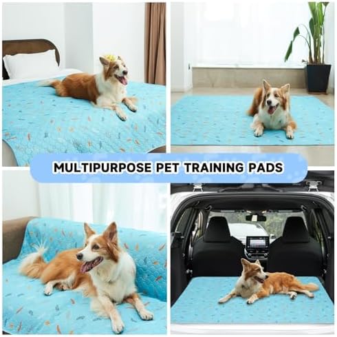Sunheir Washable Pee Pads for Dogs 2-Pack Reusable Puppy Pet Training Pads - Image 5