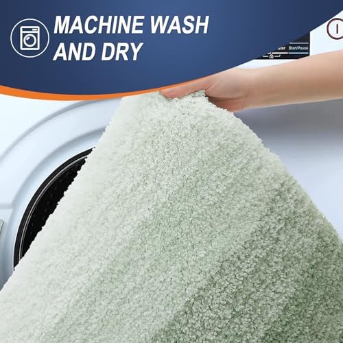 OLANLY Large Bathroom Rugs 50x30, Extra Soft Absorbent Microfiber Bath Rugs - Image 6