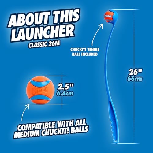 Chuckit! Ultra Ball and Launcher Bundle, Classic 26M - Image 4