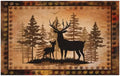Giwawa Forest Deer Bath Rug Wildlife Animal Low Pile Entryway Carpet 20x32 Inch by Giwawa