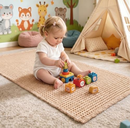 ILANGO Upgraded Waffle Bath Rug 20x32, Super Absorbent Non Slip Bath Mat - Image 4