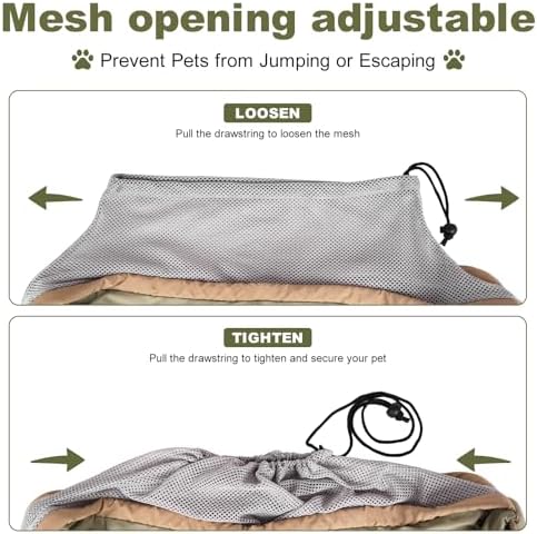 Dog Carrier Sling for Small Dogs & Cats, Puppy Sling Bag - Image 3