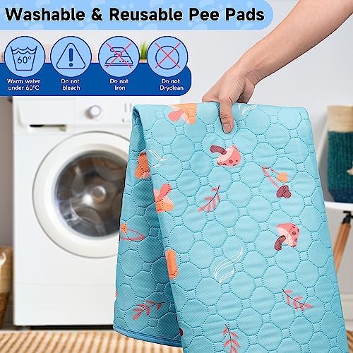 Sunheir Washable Pee Pads for Dogs, Waterproof Non-Slip Wee Wee Pad, Absorbent - Image 4