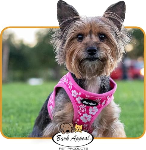 Bark Appeal Red Hibiscus Step-in Dog Harness - Image 6