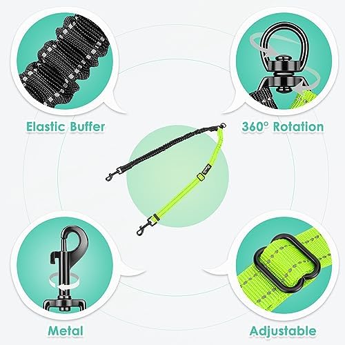 AUTOWT Two Dog Lead, 2 in 1 Upgraded Double Dog Leash Attachment Combine - Image 2