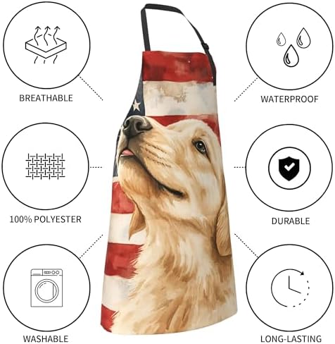 Art Apron with Pocket for Women Men - Image 3