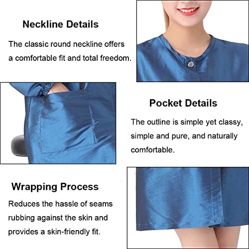 Professional Salon Smock Stylist Jacket Waterproof Hairdresser Cape Barber - Image 4