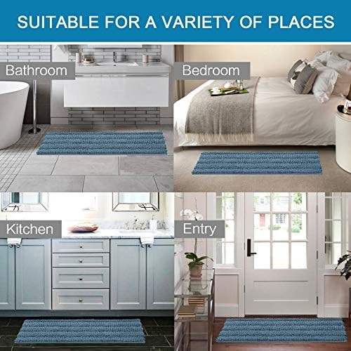 H.VERSAILTEX Bathroom Rugs Bath Mat Runner Rug Non Slip Kitchen Rug Extra Long - Image 6
