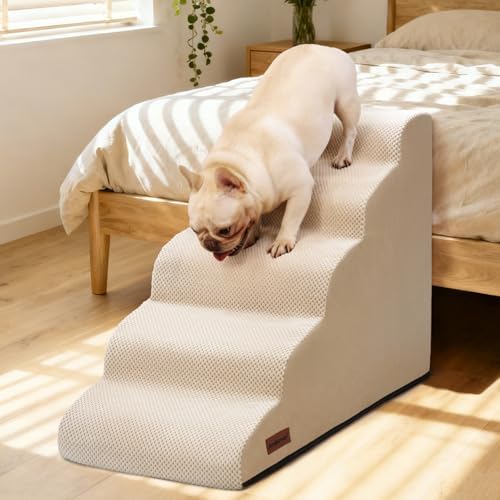 Aodisman Dog Stairs for High Beds, 5 Step Pet Ramp for Dogs and Cats, 22.4" H - Image 4