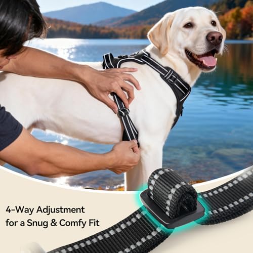 PHOEPET No Pull Dog Harnesses for Small Puppies Reflective Adjustable - Image 5