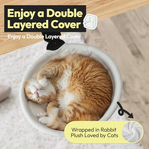 Adjustable Cat Desk Bed, Sunken Design Cat Hammock, Supports Up to 50 lbs - Image 6