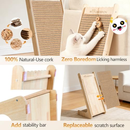 Cork Cat Scratching Cardboard-Cat Scratch Pad - Image 3