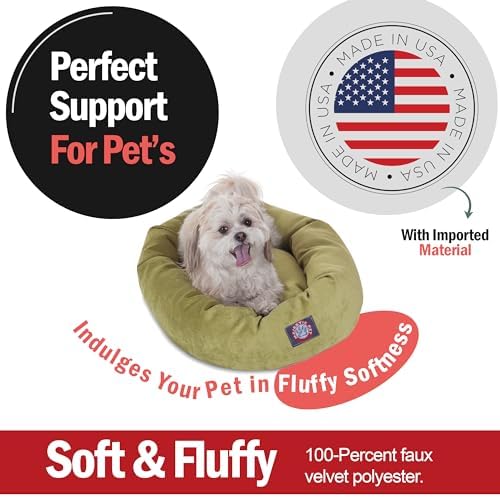Majestic Pet Villa 24 Inch Shredded Memory Foam Dog Bed - Image 2