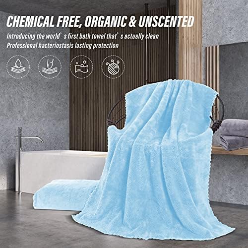 MOONQUEEN 2 Pack Premium Bath Towel Set - Image 5
