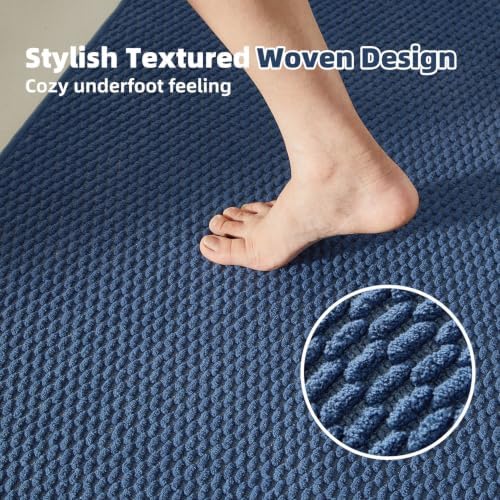 TYUU Bathroom Runner Rugs, Long Bath Mat Runner Washable Thin Quick Dry Low - Image 4