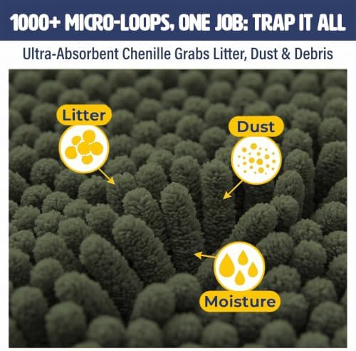 Muddy Mat® | Cat Litter Mat Runner 24"x60", Litter Trapping Mat, Super - Image 5