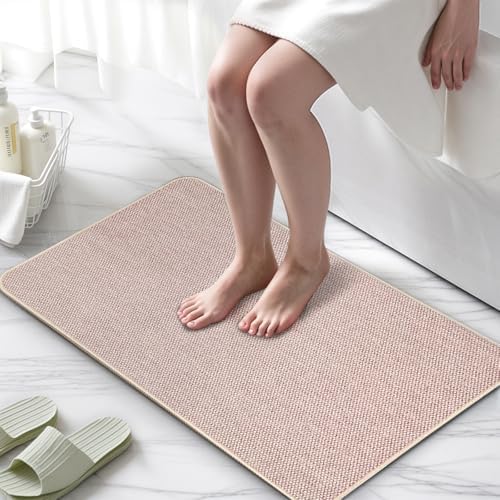 Upgraded Bath Mat 17x27Inch, Thin Bath Mats Rugs - Image 5