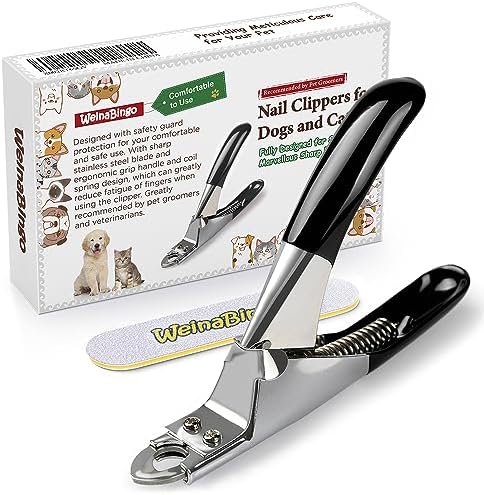 Dog Cat Pets Nail Clippers, Professional Pets Claw Trimmer by WeinaBingo