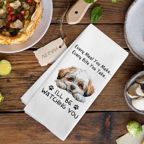 Funny Shih Tzu Shihtzu Dog Kitchen Towels Decor Accessories, Shih Tzu Shihtzu - Image 6
