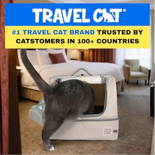 Travel Cat Porta-Pawty Plus Covered Portable Litter Box - Image 2