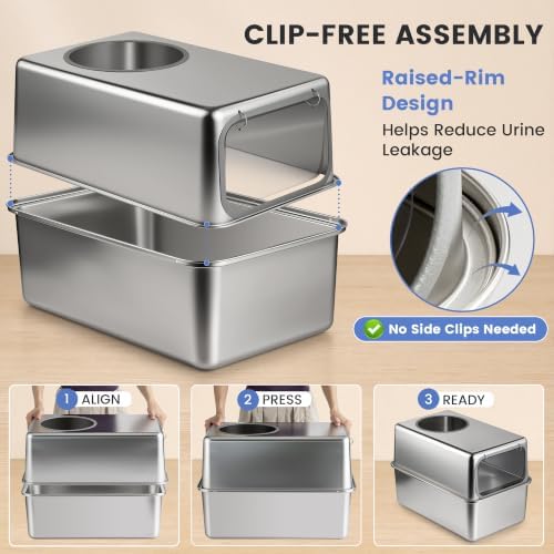 Stainless Steel Litter Box - Image 5