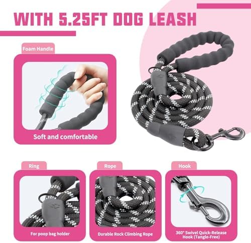 AUROTH Dog Harness for Large Dogs No Pull Tactical Harness and Leash Set - Image 4