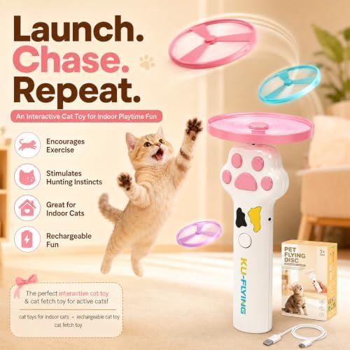 Cat Toy Launcher for Kitten Toys, Cat Toys Interactive, Automatic Cat Toy - Image 5